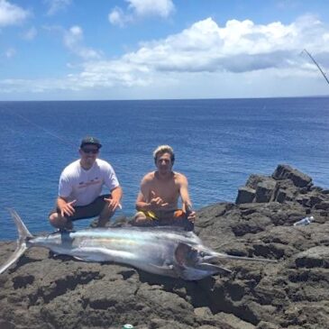 Marlin from shore on the Big Island